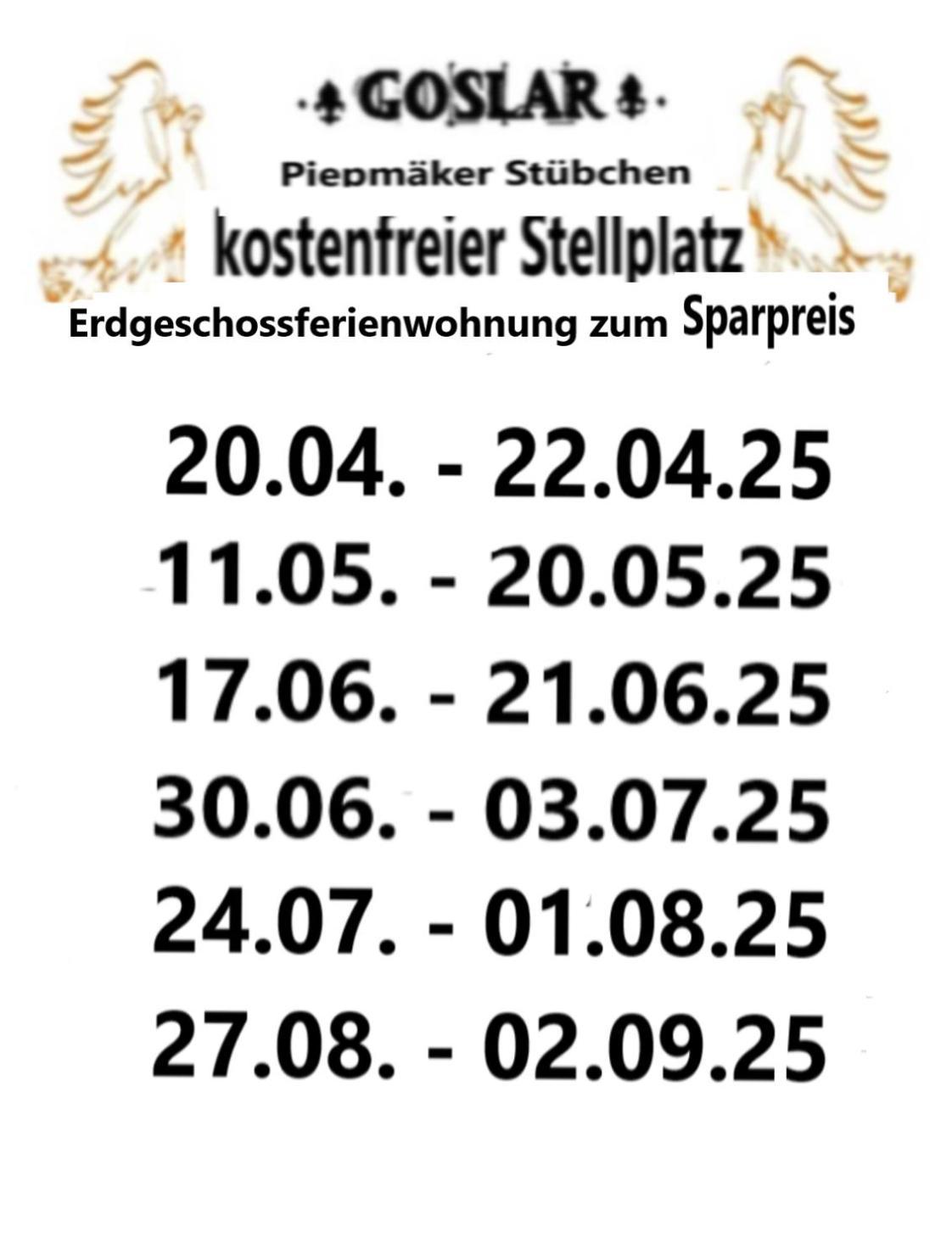 Piepmaeker Stuebchen Apartman Goslar Kültér fotó