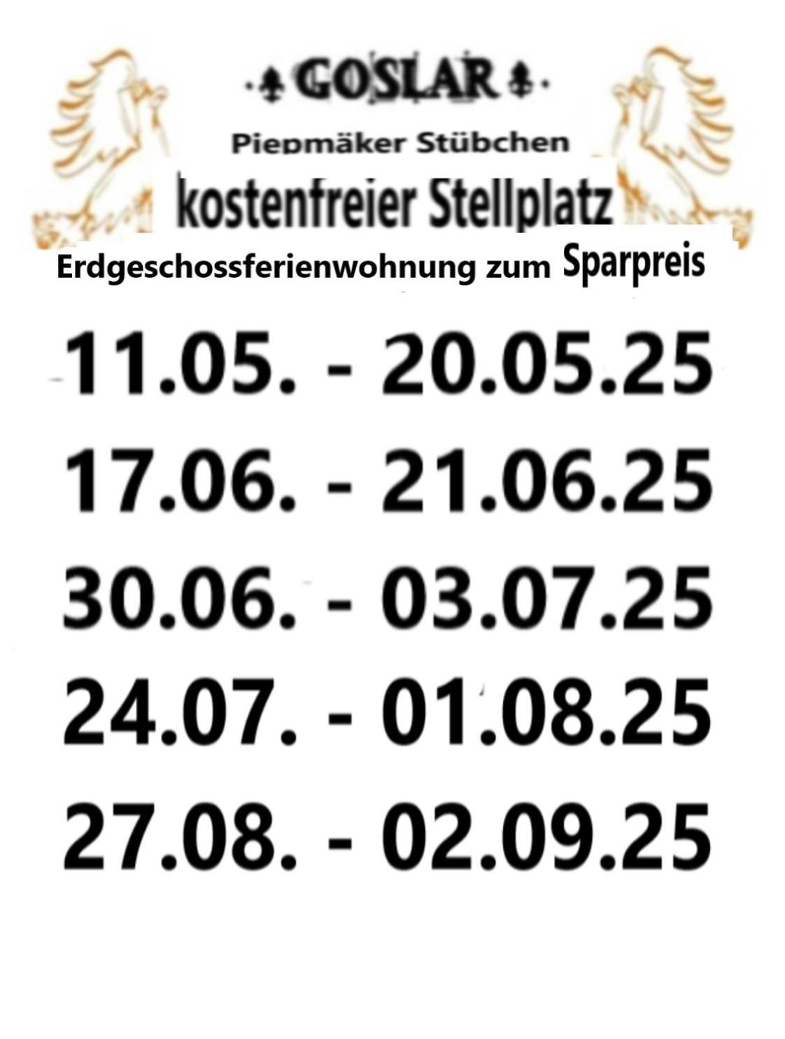 Piepmaeker Stuebchen Apartman Goslar Kültér fotó