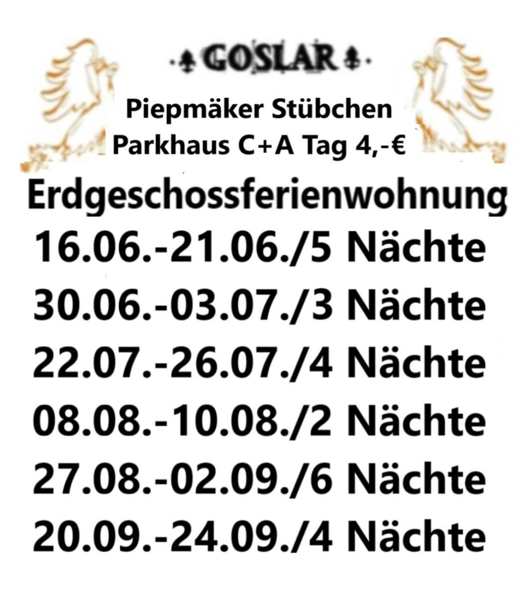 Piepmaeker Stuebchen Apartman Goslar Kültér fotó